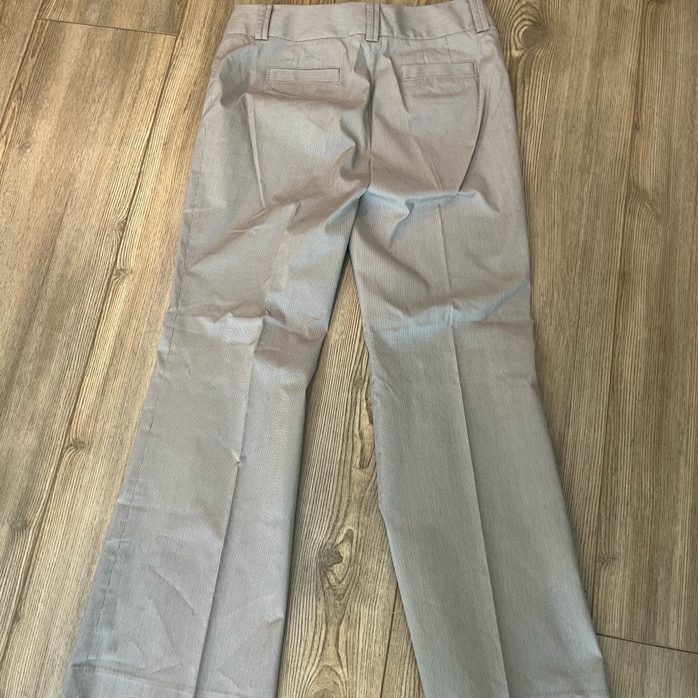 Banana Republic Gray Pinstripe Trouser Pants - Picture 5 of 6